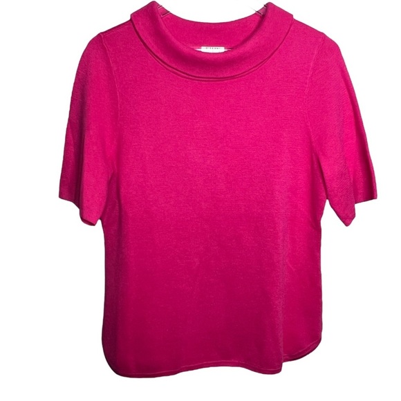 Talbots Pink Short Sleeve Sweater Top - Picture 1 of 8
